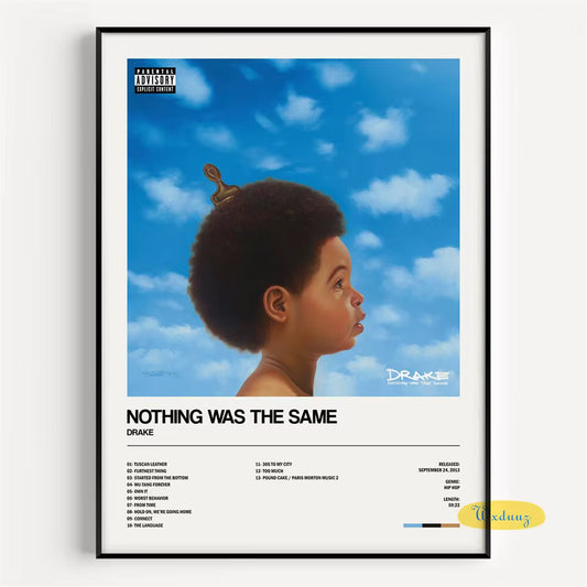 Drake Nothing Was The Same Canvas Poster