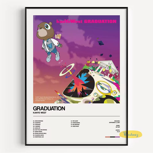 Kanye West Graduation Canvas Poster