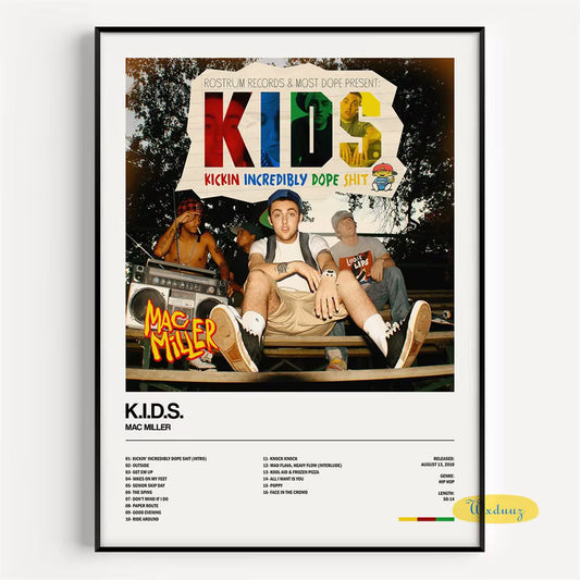 Mac Miller K.I.D.S Canvas Poster