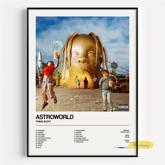 Astro World Canvas Poster