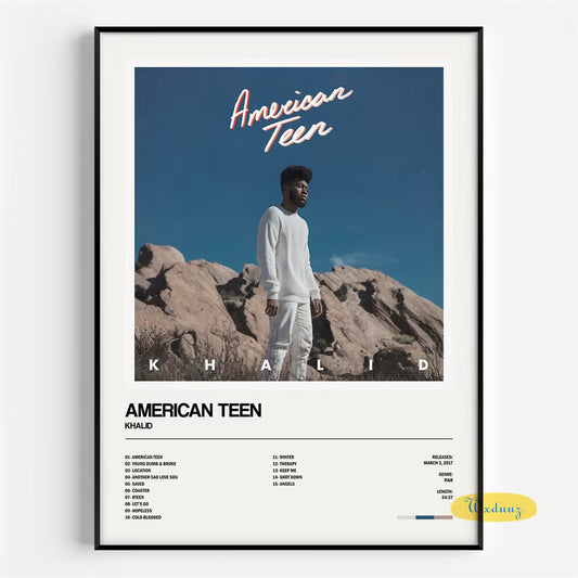 Khalid American Dream Canvas Poster